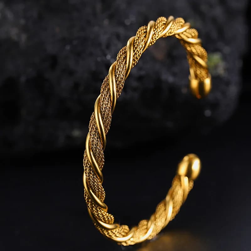 Bracelet superposition multi-couches en oxyde de zirconium acier 316L